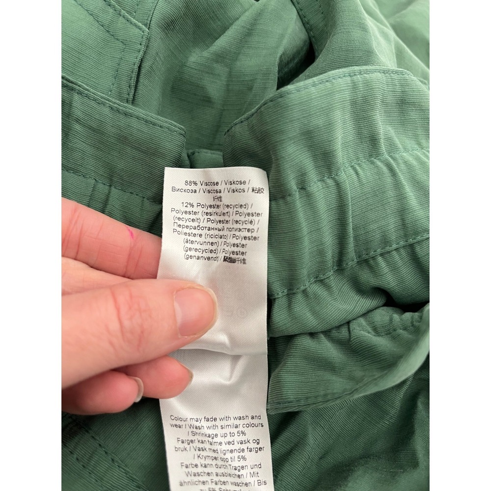 GANNI Paperbag Waist Cargo Pants Tie Cuff - Picture 12 of 16